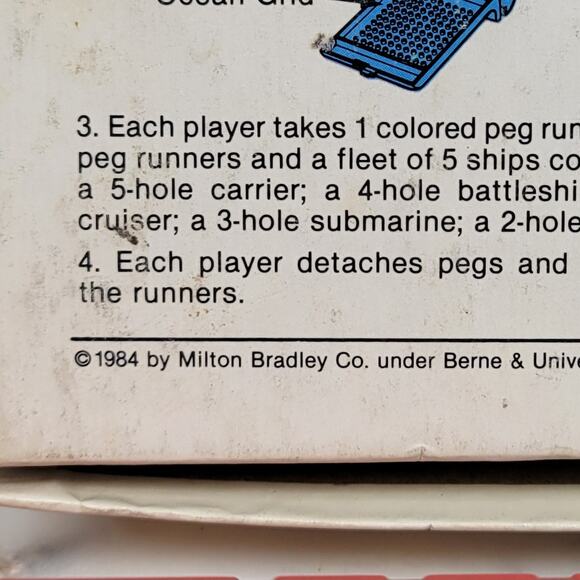 VTG Travel Battleship Board Game Complete Classic Strategy Milton Bradley 1984 - Picture 7 of 16